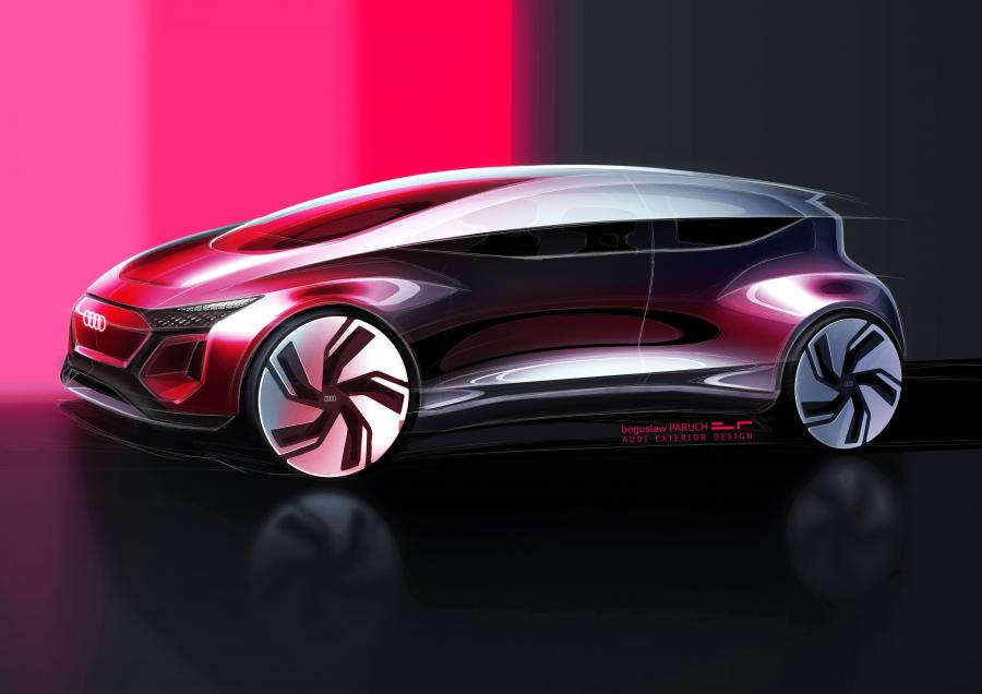 Эскиз Audi AI:ME 2019 года  (фото 51 из 104)
